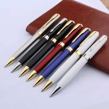 2020 Нова луксозна метална химикалка писалка 388 ЧЕРВЕН цвят, канцеларски материали за студенти, офис и ученически принадлежности, мастило химикалки за писане