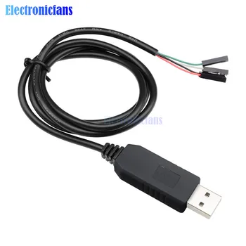 2 бр. кабелен модул USB към RS232 UART TTL PL2303 PL2303HX 4p 4Pin COM сериен адаптер