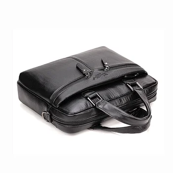 Мъжка чанта-месинджър от естествена кожа, бизнес чанта-портфейл от естествена кожа, мъжки чанти-тоут през рамо, чанта-тоут Мъжка чанта-месинджър от естествена кожа, бизнес чанта-портфейл от естествена кожа, мъжки чанти-тоут през рамо, чанта-тоут 5