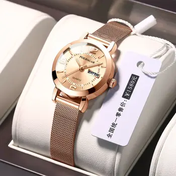 LLS Луксозни модни дамски часовник-гривна, дамски ежедневни водоустойчив кварцов дамски часовници за рокли, подарък-часовник за влюбени relogio feminino
