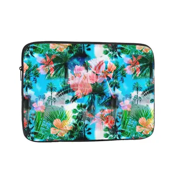 Цветна хавайски стил на Лист 12 13 15 17 инча чанта за лаптоп Ръкав чанта за лаптоп чанта за носене устойчив на удари калъф чанта