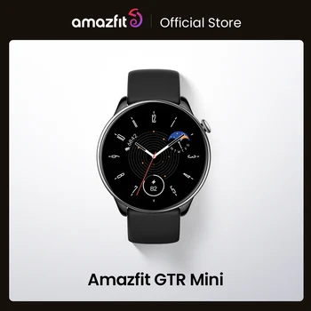 Нови мини-смарт часовници Amazfit GTR, леки и тънки смарт часовници за фитнес, 120 + спортни режими за вашия телефон Android и IOS