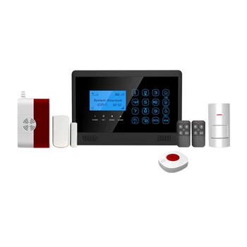 Професионална хост системата GSM аларма с LCD дисплей и сензорен панел equipos de seguridad
