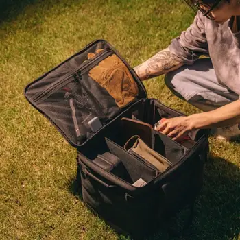 Туристическа чанта за хранене, голяма лампа за багаж, чанта за съдове, походный инструмент, пътна чанта за пикник, туризъм чанта за съхранение