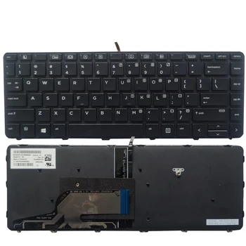 Американска Клавиатура за лаптоп HP Probook 430 G3 430 G4 440 G3 440 G4 445 G3 640 G2 645 G2 БЕЗ/с подсветка с рамка