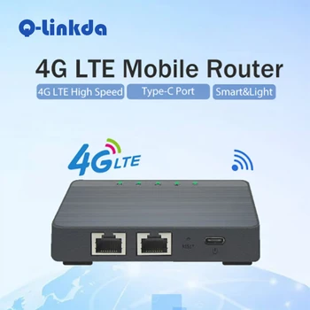 Нова отключени LTE 4G WiFi TypeC порт 300 Mbps Безжичен интернет-рутер локална мрежа със слот за Сим-карта, модем, мобилна точка за достъп