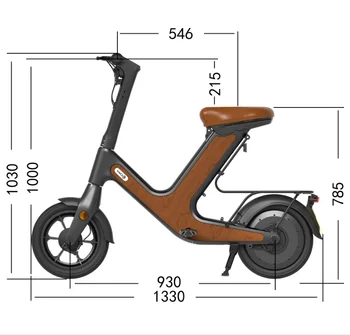 48 Сменяема Батерия Макс 40 км за зареждане на ИН E-Мотори 25 км/ Ч Висок клас OEM ODM Адаптивни Електрически Велосипед Електрически Скутер