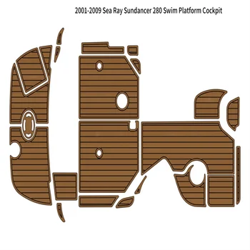 2001-2009 Sea Ray Sundancer 280 Платформа за плуване кокпит подложка за лодки EVA Подложка за пода