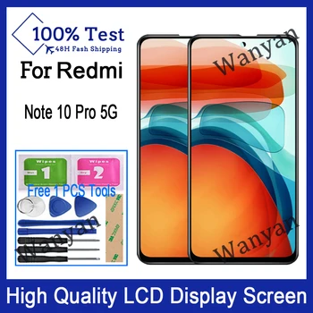 Оригиналът е за Redmi Note 10 Pro 5G (Китай) LCD Сензорен дисплей, Дигитайзер, Резервни Части