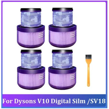 1 комплект HEPA-филтър за Dysons V10 Digital Silm/SV18 лилаво аксесоари за безжична прахосмукачка Моющийся филтър