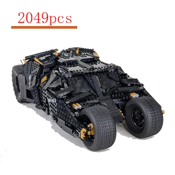Новост 2049 бр. съвместима с 76240 модели бэтмобилей, градивни елементи за кола, играчки за превозни средства, строителни тухли, подаръци