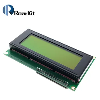 LCD модул Синьо/жълто-зелен екран HD44780 IIC/I2C 2004 5 В 20X4 LCD такса, която предоставя библиотечни файлове за arduino САМ KIT LCD модул Синьо/жълто-зелен екран HD44780 IIC/I2C 2004 5 В 20X4 LCD такса, която предоставя библиотечни файлове за arduino САМ KIT 5