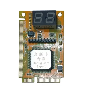 3 в 1 Mini PCI-E ЗЗК PC Анализатор, Тестер тест картичка за лаптоп с шестнадесетичен символен дисплей