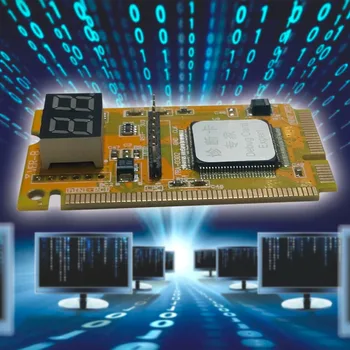 3 в 1 Mini PCI-E ЗЗК PC Анализатор, Тестер тест картичка за лаптоп с шестнадесетичен символен дисплей 3 в 1 Mini PCI-E ЗЗК PC Анализатор, Тестер тест картичка за лаптоп с шестнадесетичен символен дисплей 1