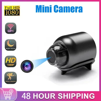 Безжична IP камера 1080P HD мини камера за видеонаблюдение, камера за нощно виждане, камера за откриване на движение, Wifi, детски помещение Micra Vx5