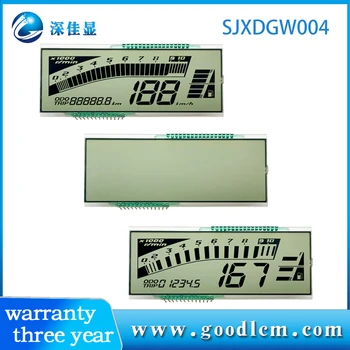обичай сегментен LCD дисплей GW004 Евтина цена HTN положителни сегментени дисплеи 4.5 v lcd екран 7 монохромен сегментен LCD дисплей