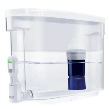 Диспенсер за кана с филтър за вода 30 чаши, синьо/бяло, DS1811Z