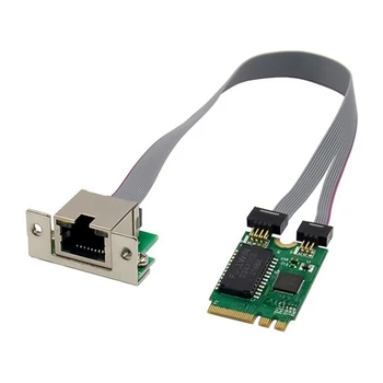 Мрежова карта Mini PCIE RTL8111F M. 2 A + E с поддръжка на Gigabit Ethernet с един порт rj-45 мрежова карта Ethernet