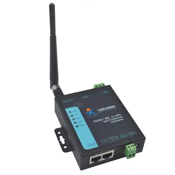 Промишлен преобразувател RS232/RS485 Сериен to Ethernet, Serial to WiFi, WiFi в Ethernet Поддържа два порта Ethernet, Modbus RTU