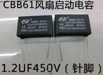 Безплатна доставка cbb61 стартера компонент фен вставной кондензатор 1,2 icf 450 10 бр./лот
