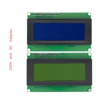 1БР 2004 20X4 20*4 синьо, или жълто-зелен екран LCD модул IIC I2C интерфейс карта адаптер