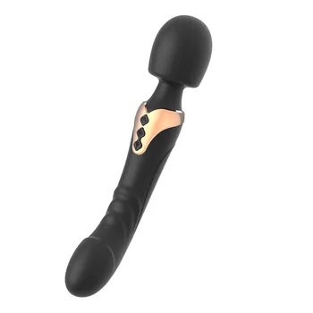 AV Магическа Пръчка G Spot Масажор Вибратор USB зарядно устройство ще захранване на Пръчка Двойни Вибратори за Жени Секси Путка Секс Играчки за Възрастни, за Жени Juguetes 18