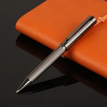 Метална химикалка дръжка с покритие покритие, двигателят е с мазителна дръжка, творческа реклама, химикалка писалка за бизнес подарък