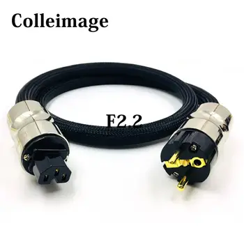 Висококачествен посеребренный захранващия кабел на САЩ/ ЕС, захранващ кабел Hi-Fi САЩ /ЕС с жак KRELL Power plug