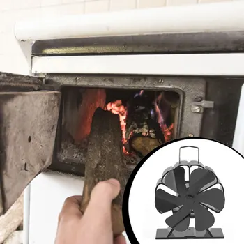 Мини камина Вентилатор за отопление, печки горелка за огъня тихо разпределение на домакински нагревател Инструмент фенове продукти за декорация на дома
