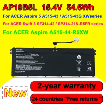AP19B5L Батерия за лаптоп Acer Aspire 5 A514-53 A515-44 7 A715-41G Серия KT.00405.010 15,4 V 54,6 Wh