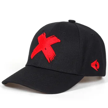 Модни окото бейзболна шапка с бродерия в формата на буквата X, регулируем шапка за двойки, обикновена шапка от слънцето, хип-хоп шапки, тактическа бейзболна шапка Gorra