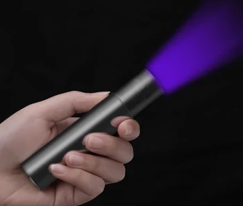 Черен филтър 5 W 365 нм Ултравиолетова лилаво проверки Акумулаторна батерия USB джобен UV фенерче Черен филтър 5 W 365 нм Ултравиолетова лилаво проверки Акумулаторна батерия USB джобен UV фенерче 5