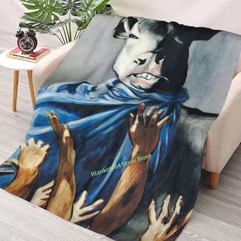 Поклонението на телето -Франсис Пикабиа, покривки за мека мебел, декоративно одеяло за спалня с 3D принтом, подарък за коледа за деца и възрастни