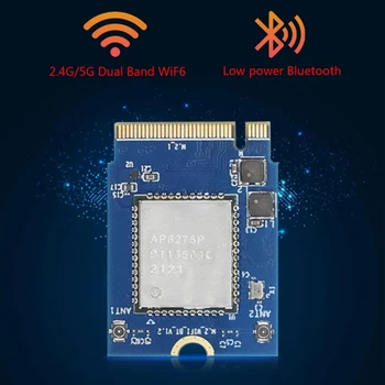 Подобрена Безжична карта WiFi6 + Bluetooth-совместимость5.0 безжична карта Orange Pi5 AP6275P и безжични модули BT5.0 P9JB Подобрена Безжична карта WiFi6 + Bluetooth-совместимость5.0 безжична карта Orange Pi5 AP6275P и безжични модули BT5.0 P9JB 3