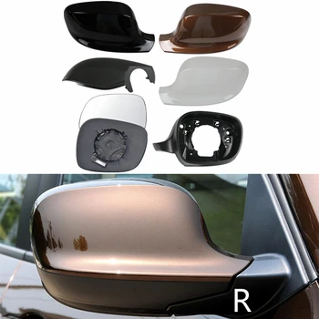 Огледало за обратно виждане Стъклена леща с подгряване, страничен капак, рамка, долна капачка, долна капачка, лява дясна за BMW X1 E84 X3 F25 2010-2013