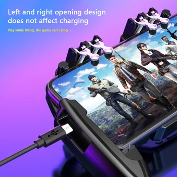 2023 Нова детска бутон за стартиране на геймпада за мобилни стрелба, лека игра с охлаждащ вентилатор, 6 пальчиковых елементи за продажба в PUBG