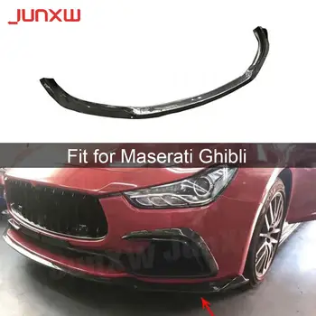 Спойлер за брадичката предна броня от въглеродни влакна за Maserati Ghibli 2014-2017 Защита предна броня за стайлинг на автомобили