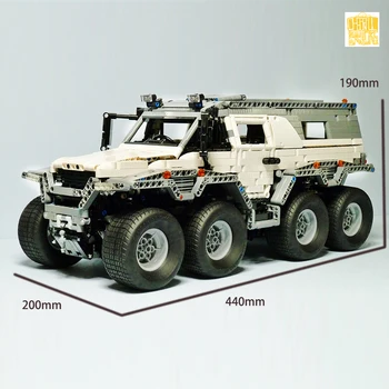 Moc-5360 suv Модел Desert Siberian Conqueror с рисунки във формат PDF Строителни блокове Тухли Legoins Играчки 