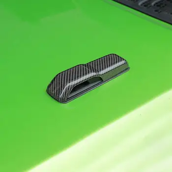 Капачка панта на капака на двигателя за багажник на Jeep Gladiator 2020 2021 2022 Аксесоари за капак панта на капака на двигателя на колата е от въглеродни влакна