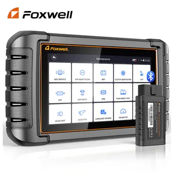 Foxwell NT809BT Професионален Автомобилен Скенер за Сканиране на цялата система за Диагностика на Автомобила Двупосочни Тест 30 + Отменя БДС 2 OBD2 Скенер