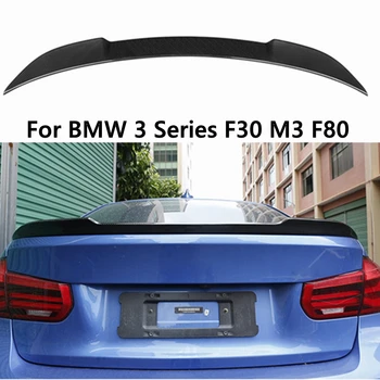 За BMW 3 Series F30 F35 и F80 M3 Седан CS Стил Заден Спойлер от Въглеродни влакна, Крило на багажника 2011-2019, FRP, Изкован въглерод