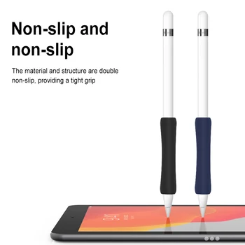 Силиконов калъф за писалка за Apple Молив 1, 2, джоб за химикалки със сензорен екран, устойчив на удари, който предпазва от надраскване, нескользящий защитен калъф за молив Силиконов калъф за писалка за Apple Молив 1, 2, джоб за химикалки със сензорен екран, устойчив на удари, който предпазва от надраскване, нескользящий защитен калъф за молив 3